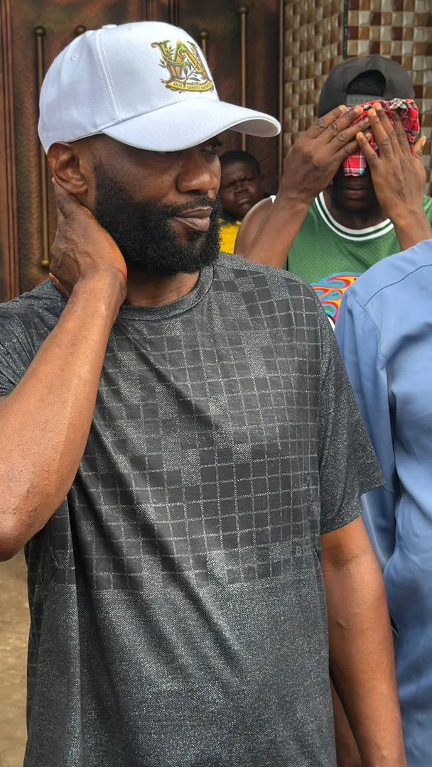 Participant during a Holyghost Anointed Foundation community relief activity during a documented community activity